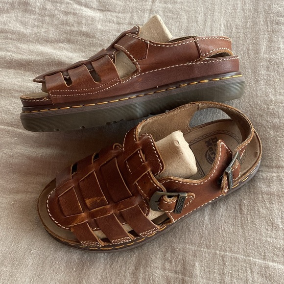 Vintage Doc Martens Leather Sandals - Picture 4 of 9